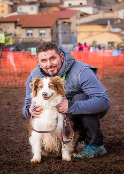 Shiba y Dani en el Concurso Nacional de Perros Truferos 2025